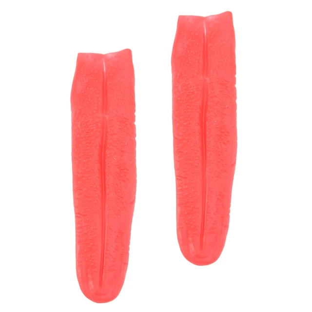 2 piezas Juguete de lengua Yuguetes simulado lengua larga Disfraz de Halloween Cosplay