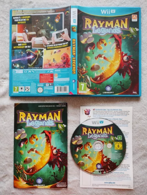 rayman legends WII U --- disque état neuf