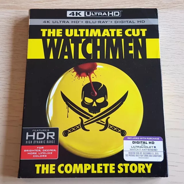 Watchmen The Ultimate Cut US 4K UHD Bluray Slipcover Only, Posts Worldwide