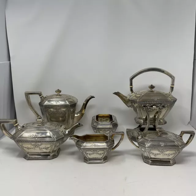 Grogan-Gorham Sterling Silver 6pc Coffee/Tea Set