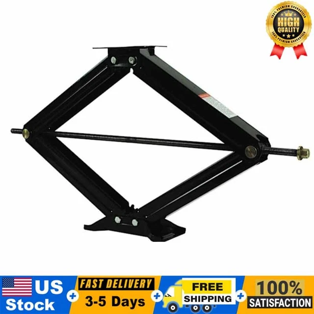 RV TRAILER STABILIZER Leveling Scissor Jack Vehicles Stand Tire Handle
