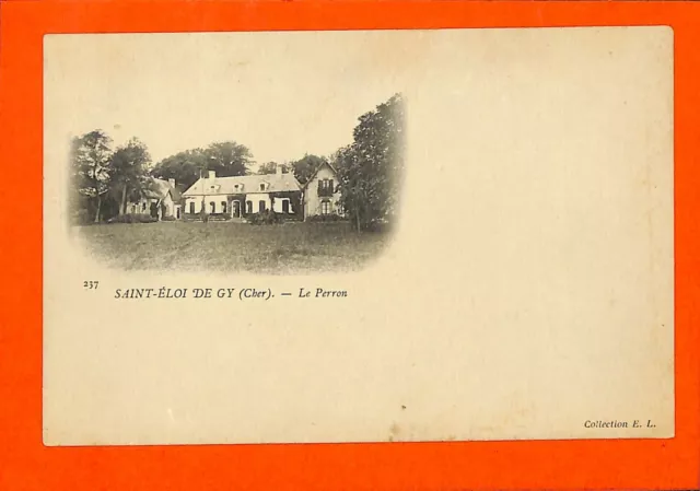 "Saint-Eloi-De-Gy (18) Cpa ""Chateau Du Perron"