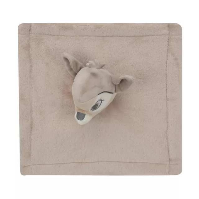 Lambs & Ivy Disney Baby Bambi Deer/Fawn Security Blanket/Lovey - Taupe 2