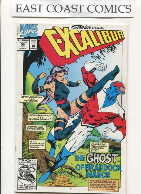 Excalibur #55 Psylocke Captain Britain - (Vf/Nm) - Marvel 1992