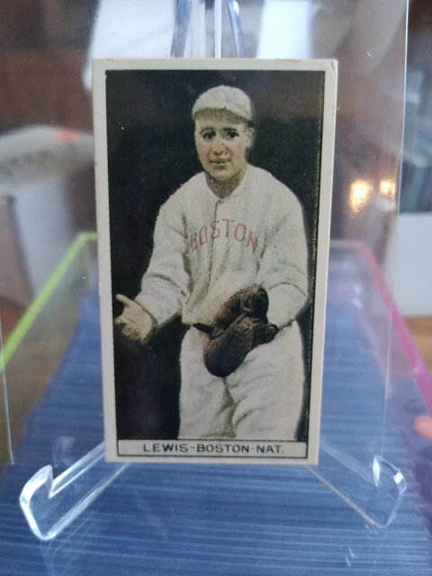 IRVING LEWIS - Boston - NL Braves 1912 Tobacco Card T207 MINI HOF Rare  Reprint $1.00