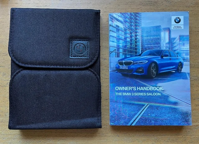 Owner Pack BMW 3 SERIES Saloon G20 Owners Pack / Handbook / Manual. + Wallet 19~23 ...