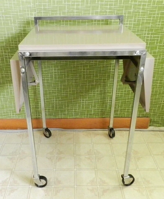 Vtg Walter Wabash Metal Typewriter Table 2 Leaf Wheels Typing Printer Industrial Vtg Walter Wabash Metal Typewriter Table 2 Leaf Wheels Typing Printer Industrial