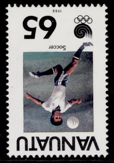 VANUATU QEII SG505w, 1988 65v, NH MINT. WMK INVERTED