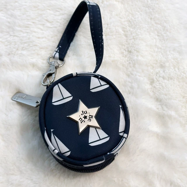 Ju Ju Be Nautical Boats Navy Paci Pod Zipper Pouch Case