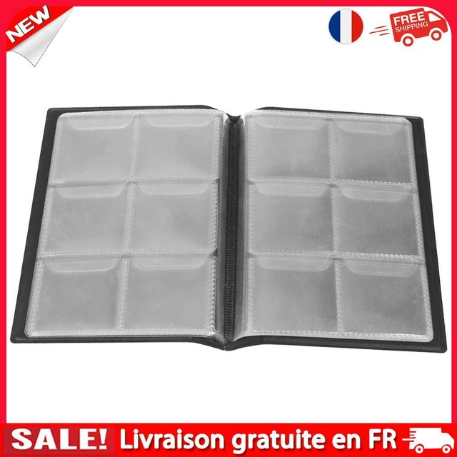 Album 480 Pochettes Pour Pièces 27mm – Couverture Similicuir – Classeur Collection 16 Pages