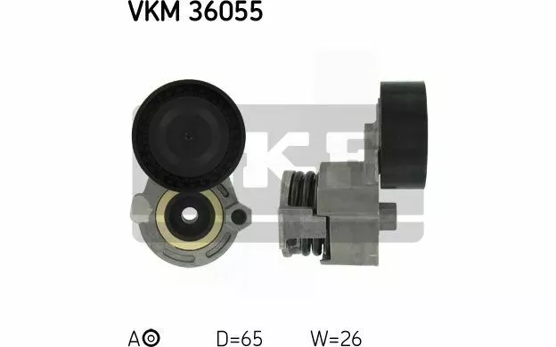 SKF Galet tendeur pour RENAULT KANGOO LAGUNA MEGANE CLIO NISSAN JUKE VKM 36055