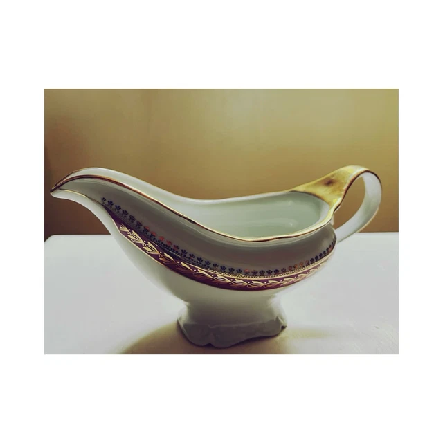 Saucière En Porcelaine Élégante 310 Ml - Avec Anse, Pour Sauce, Vinaigrette, Crème - Design Blanc, Lave-Vaisselle Safe