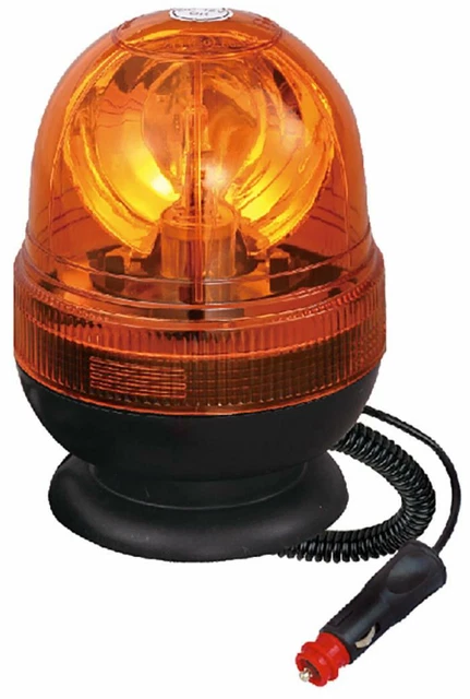 LAMPEGGIANTE GIROFARO A LED CON BASE MAGNETICA ANTIURTO 12/24V - Foto 3