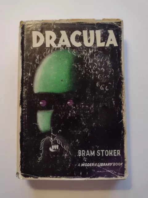Dracula by Bram Stoker, Modern Library Edition #31, Vintage HC w/ unclipped DJ