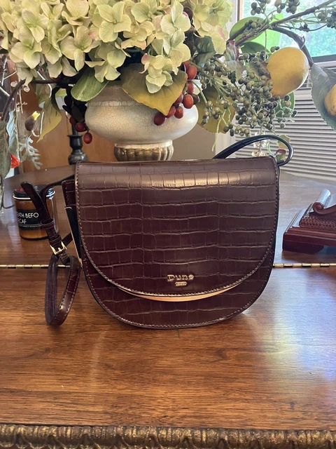 Dune London Bags | Euc Dune London Faux Brown Croc Embossed Handbag Crossbody