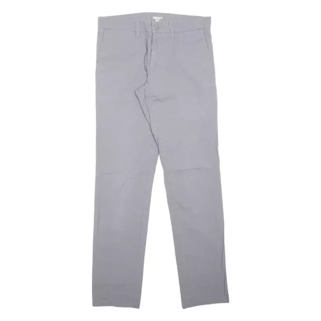 CARHARTT WIP Sid Pant Workwear Mens Trousers Grey Slim Tapered W29 L32