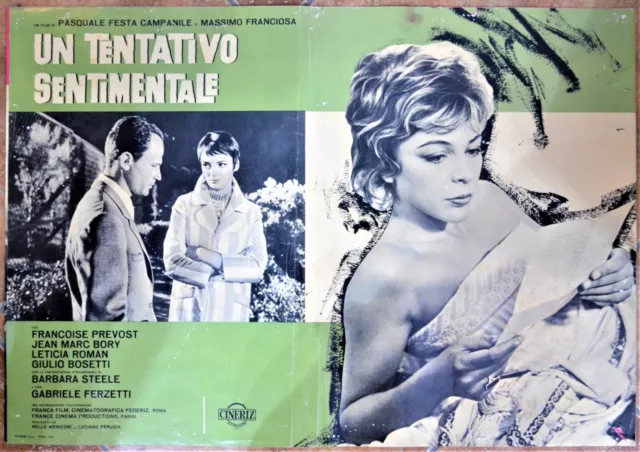 Fotobusta Originale Un Tentativo Sentimentale 63 Barbara Steele