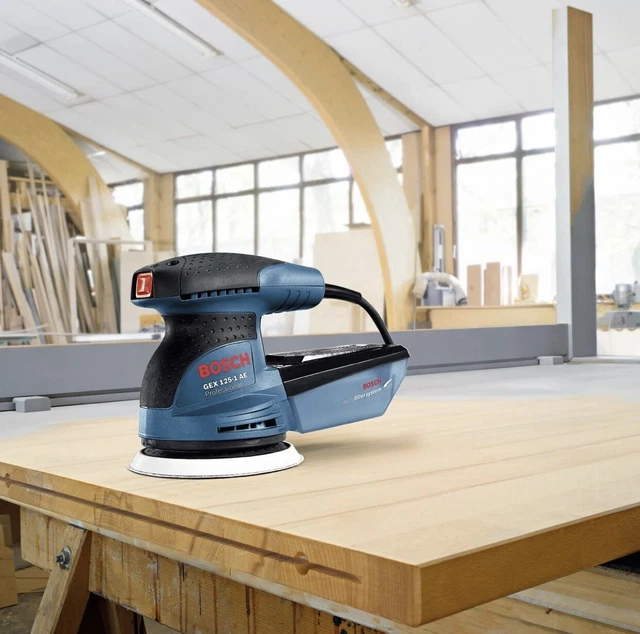 BOSCH PROFESSIONAL GEX 1251 AE 125mm Corded Random Orbital Sander 240V