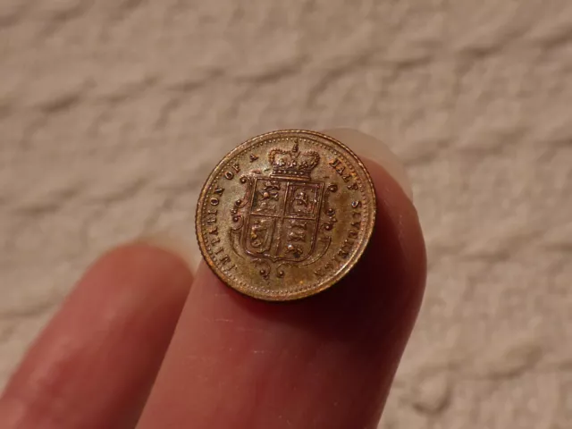 German Lauer’s Mark Counter Victorian Half Sovereign Coin Toy Token