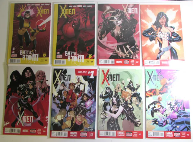 X-Men Lot of 8 #5,6,7,8,9,10,11,12 Marvel (2013) NM 1st Print Comic Books