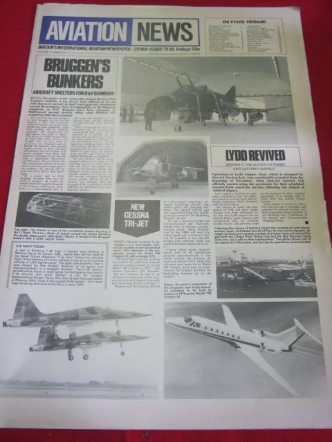 AVIATION NEWS - LYDD REVIVED - 29 Nov 1974 v 3 # 13