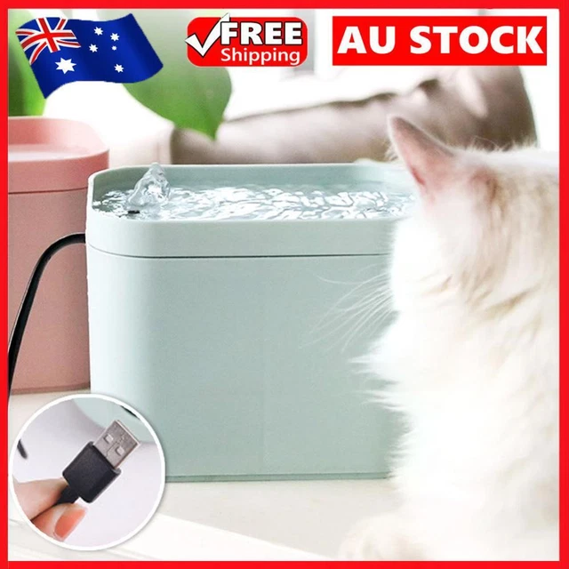 Cat Dogs Automatic Water Dispenser Pet Smart Drinking Water Fountain w/USB Cable
