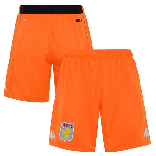 Pantaloncini da calcio Aston Villa (taglia 10y) pantaloncini da portiere Kappa per bambini - nuovi