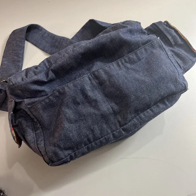 Reusable Baby Cloth Diaper Nappy Wet & Dry Bag Swimmer Denim 3