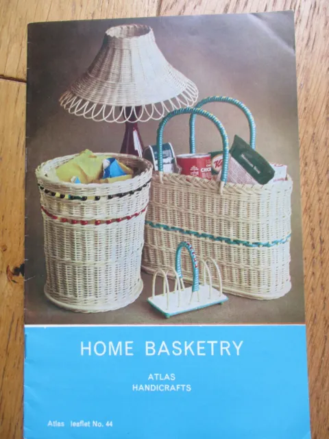 vintage atlas no 44 cómo hacer tu folleto cesta para el hogar