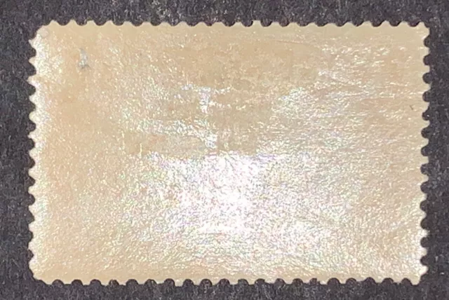 TIMBRES DE VOYAGE : 1898 timbres américains Scott #287,4 cents comme neuf charnières d'origine, MHOG 3