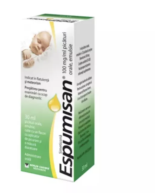 Espumisan 100,  30ml  Anty Colic, Gas, Baby-Adult Drops, UK stock