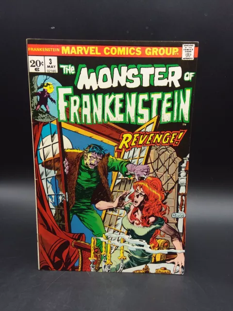 Marvel Comics 1973, The Frankenstein Monster #3, FN+