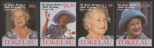 Tokelau 2000 - Mi-Nr. 294-297 ** - MNH - Queen Mum