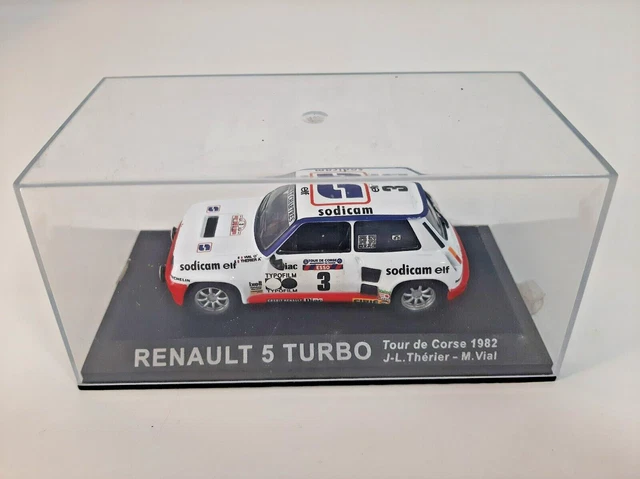 Renault 5 Turbo Tour De Corse 1982 - Modèle Réduit 1/43 IXO, Boîte Vitrine, état Comme Neuf, Pièce Collector !