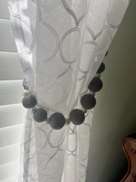 Curtain Tiebacks Window Tie Backs Rope Holdbacks Living Room Bedroom Ornament US