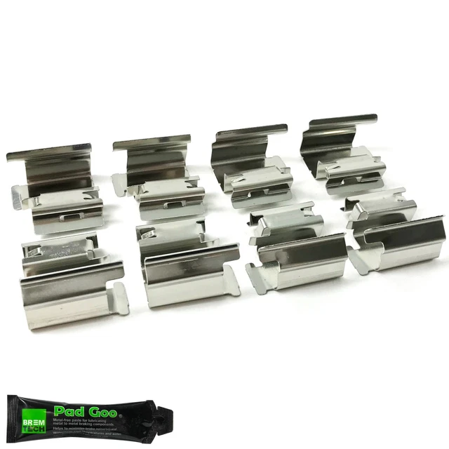 2 SET SHLPDFM Rear Brake Pad Fitting Kit Anti-rattle Clip Pad Shims LX0354, MBA1298, 109-1298 Fits For Ford Mondeo Mk3 2003-2007