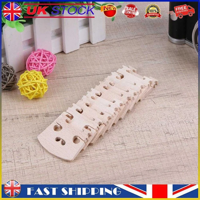 10pcs 4/4 Violin Bridges Handmade Maple Fiddle Bridge Parts Violins Accessories