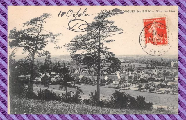 CPA - 58 - POUGUES Les  EAUX  - sous les pins