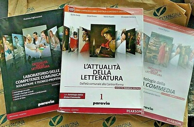 IN 3 VOLUMI PARAVIA L' ATTUALITA' DELLA LETTERATURA VOL.1 EDIZIONE DIGITALE 