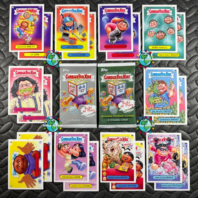 2024 SERIES 1 GARBAGE PAIL KIDS AT PLAY ILL INFLUENCERS 20-CARD SUBSET SET +2x