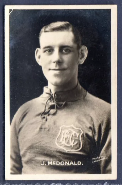 JOHN McDONALD, EVERTON - Thomson FOOTBALLERS - signierte echte Fotos