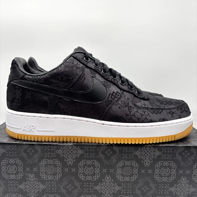 NIKE AIR FORCE Low Fragment x CLOT Negro/Rojo-Blanco Zapatos