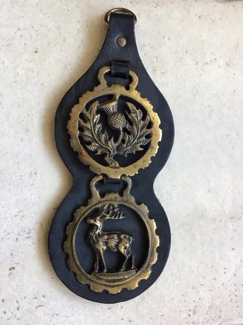 Lot De 4 Décorations De Harnais Pour Cheval – Laiton – Signes Du Zodiaque