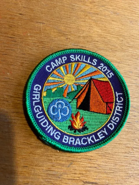 Girlguiding Fun Badges - Brackley District Camp Skills 2015