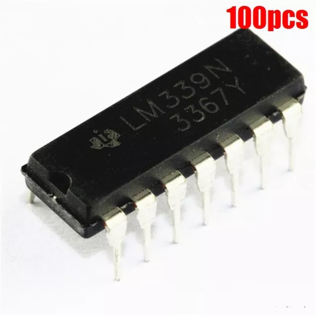 100Pcs LM339N LM339 Low Power Quad Voltage Comparator nw