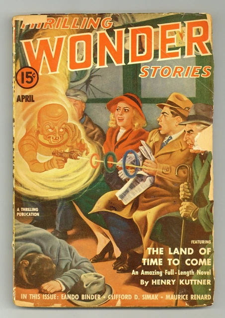 Thrilling Wonder Stories Pulp Apr 1941 Vol. 20 #1 GD/VG 3.0