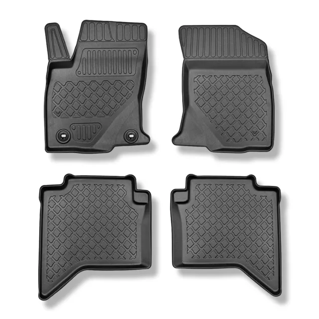 Tapis de sol TPE sur mesure pour Toyota Hilux VIII Pick-Up (2016-....) G.6002