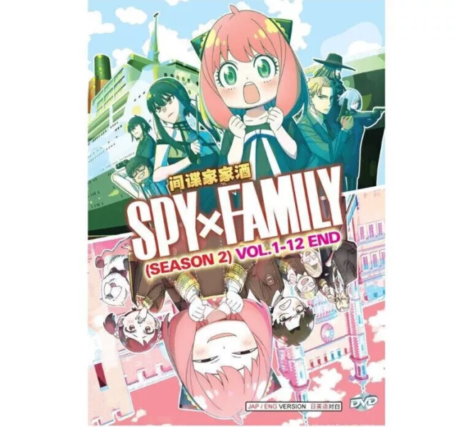 DVD anime Spy X Family saison 2 série télévisée (1-12 extrémité) dub...
