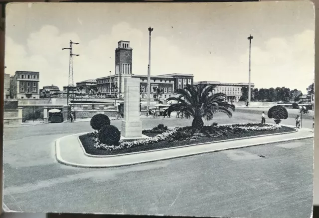 Cartolina Pescara 1954 Piazza Dell'Unione. Viaggiata.