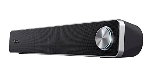 Trust Arys Soundbar, PC Lautsprecher, USB Betrieb, 12 W Spitzenleistung, 3,5 ...